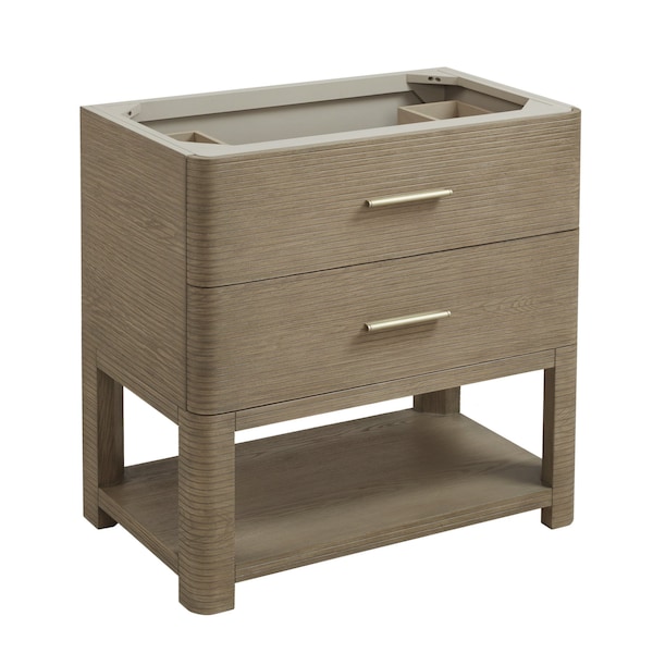 James Martin Vanities Lucian 36in Single Vanity, Pebble Oak D704-V36-PBO - main